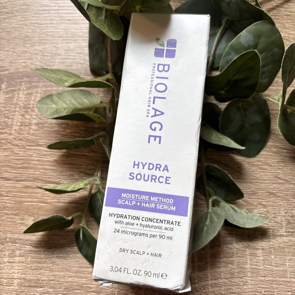 New Biolage Hydra Source Moisture Method Scalp + Hair Serum 3.04 oz / 90 ml